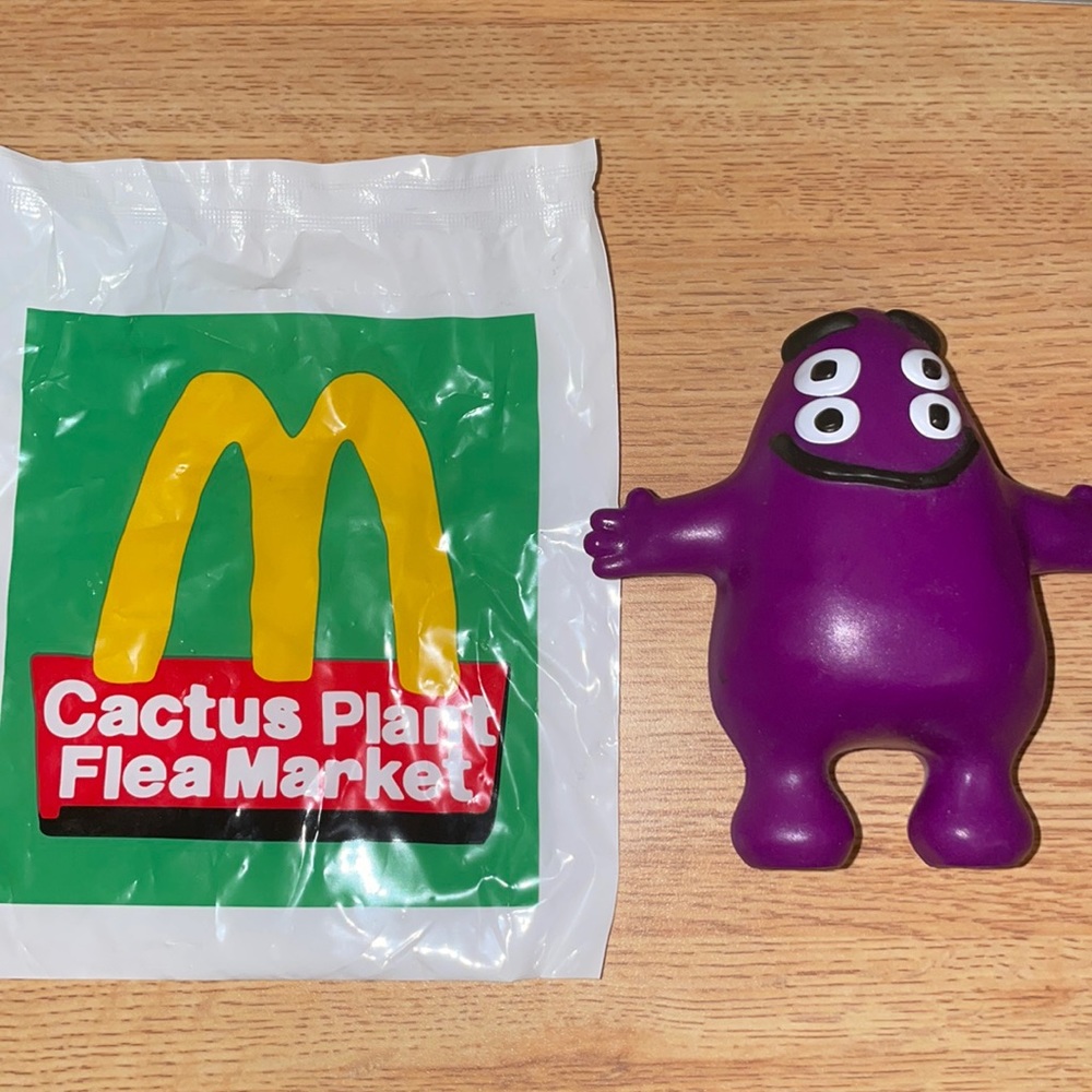 Cactus Plant Flea Market x McDonald's Grimace Figure